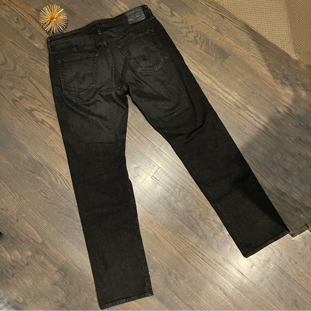 AG Adriano Goldschmeid Mens Jeans Graduate Black Tailored Leg 36x34 - Picture 5 of 7